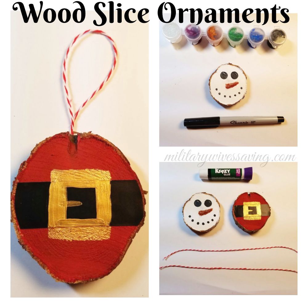 How To Make Wood Slice Ornaments