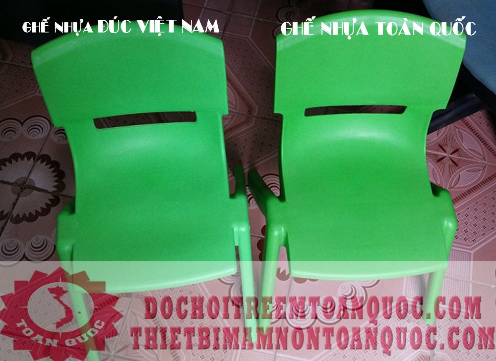 ghế nhựa đúc mầm non nhập khẩu