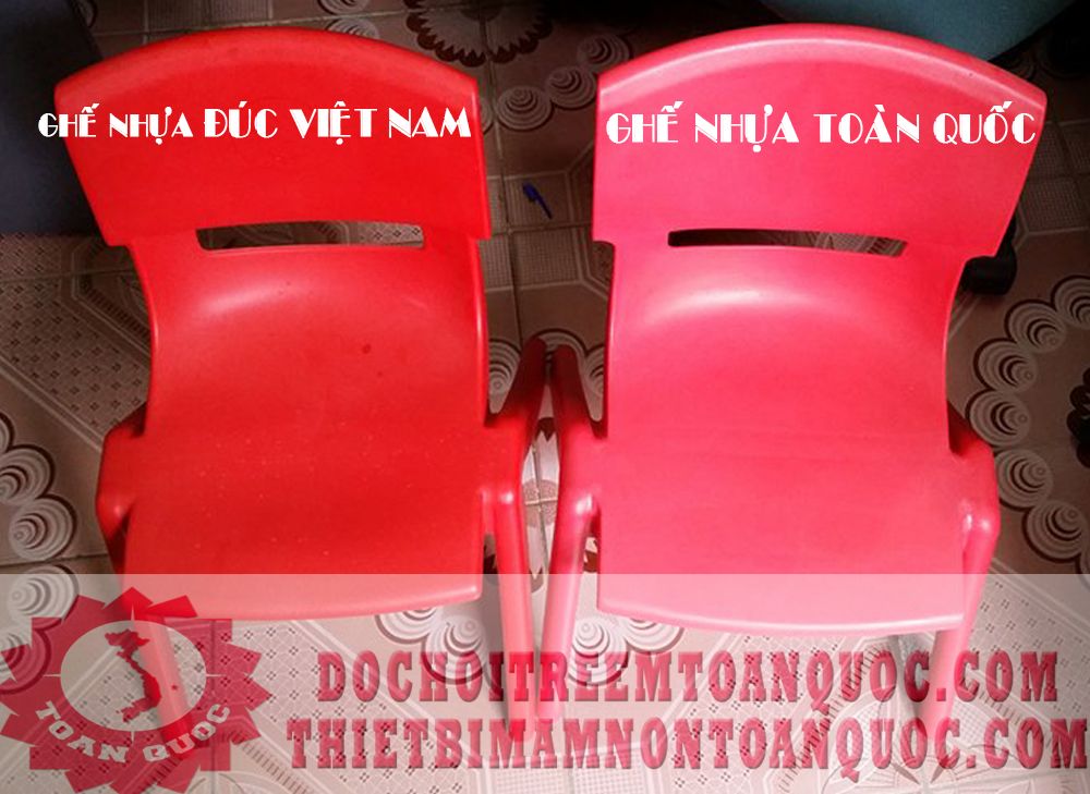 ghế nhựa đúc mầm non nhập khẩu