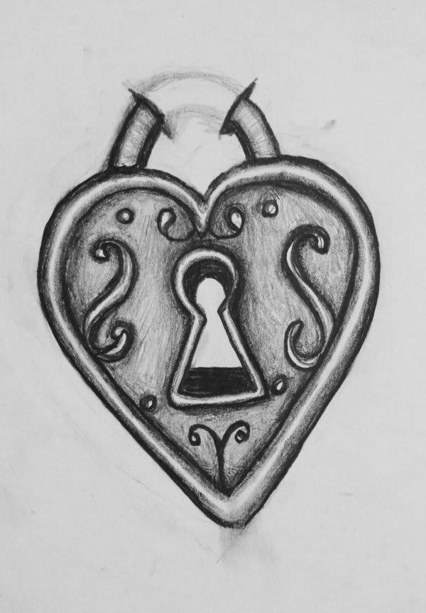 heart locket tattoos. Att 4 Heart Locket Tattoo