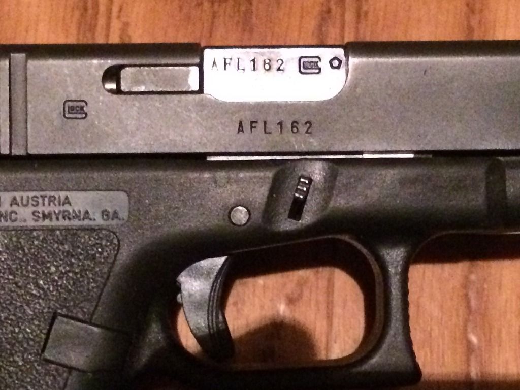 Glock Model 19 Serial Number