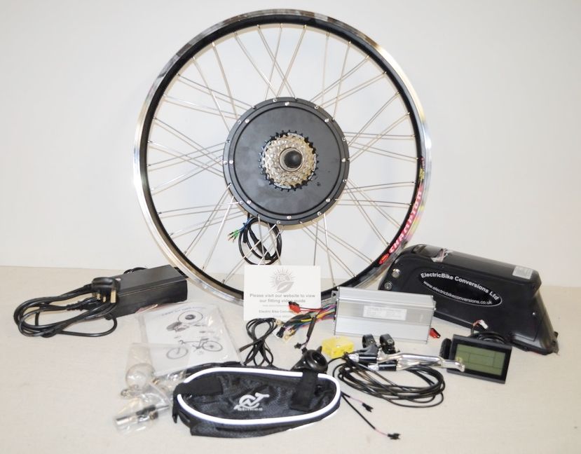 rear wheel electric bike kit with battery