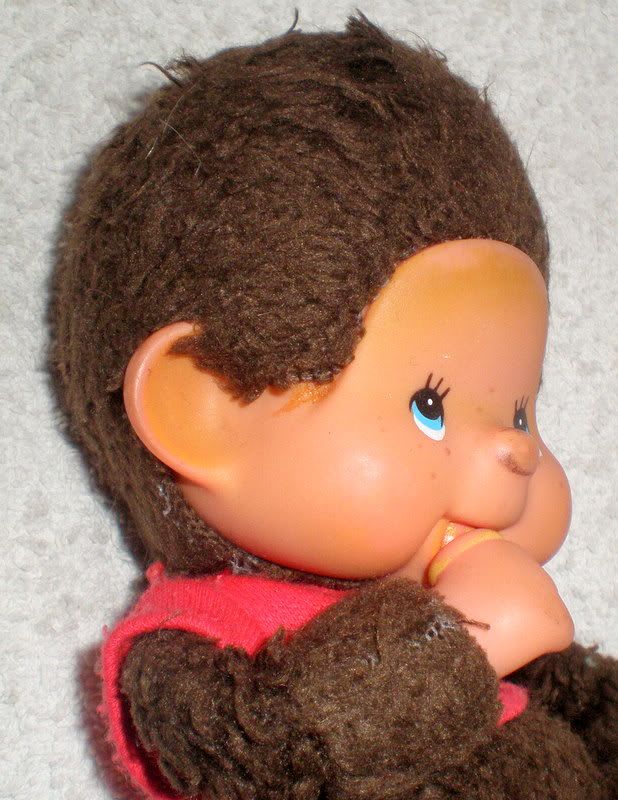 stuffed monkey from the 60's