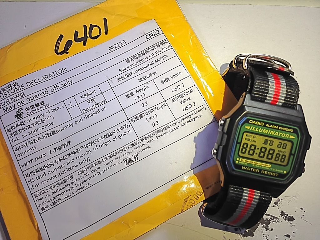 nato strap casio f91