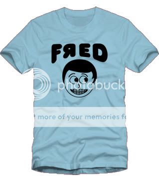 FRED FIGGLEHORN Nickelodeon Light Blue ALL SIZES SHIRT  